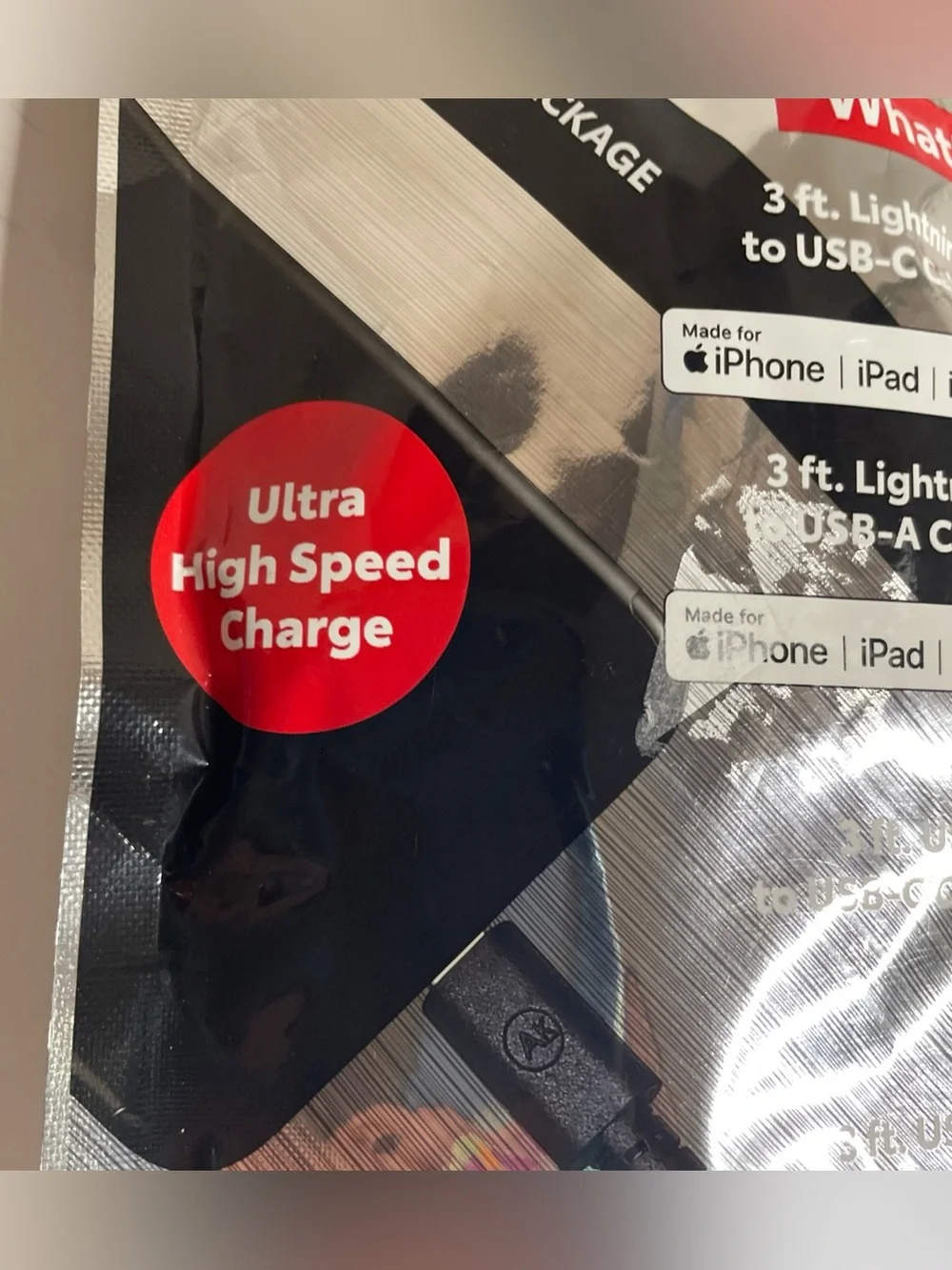 OEM TOYOTA QUICK CHARGE CABLE KIT Part 00016-00527 IPHONE ANDROID USBA USBC New